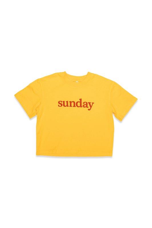 Sunday Tee - Yellow