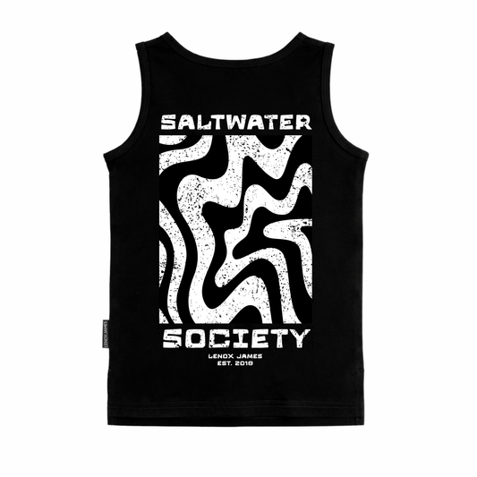 SALTWATER SOCIETY TANK - BLACK