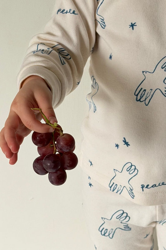 KIDS CLASSIC PYJAMA SET | PEACE
