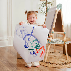 Nature-inspired Play & Art Set β Sage Easel + Forest Play House
