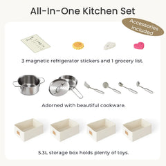 Tiny Land® Serenity Kitchen & Fridge Set