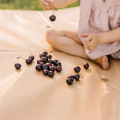Sand Vegan Leather Mat