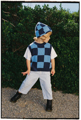 Sunday Beanie - Light Blue + Dark Blue