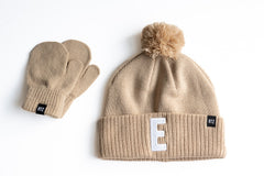 Letter Pom Pom Hat