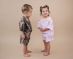 Shorts Set | Pink Camo