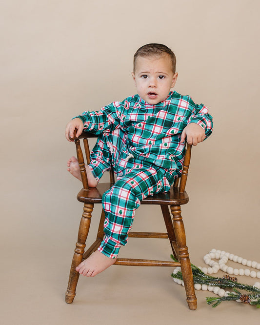 Jogger Set | Winter Plaid