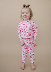 Jogger Set | Pink Butterfly