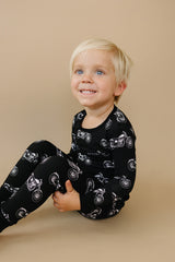 Bamboo Two Piece Set | Born to Ride Black