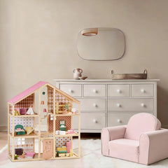 Tiny Land® Sweetwood Pegasus Dollhouse & Wooden Dollhouse Dolls