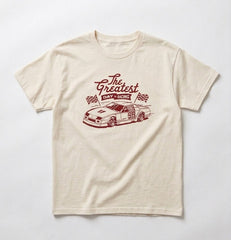 GREATEST DAY IN RACING TEE - CREAM (FRONT ONLY)