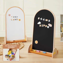 Tiny Land® Double-Sided Arched Magnet Chalkboard & Art Kit