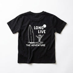 LONG LIVE THE ADVENTURE TEE - BLACK