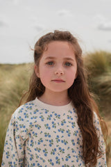 KIDS CLASSIC PYJAMA SET | TEA FLORAL BLUE