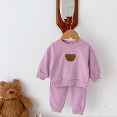 Cozy Cub Bear Colour Tracksuit