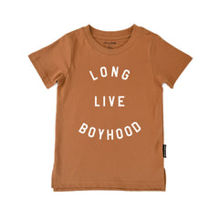 LONG LIVE BOYHOOD TEE - TERRACOTTA