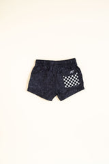 ACID WASH MIDNIGHT CHECK SWIMMIE
