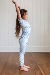 Short Sleeve PJ Set in Cloud Dot