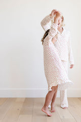 PREORDER Wendy Dress in Cranberry Dot