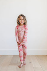 PREORDER PJ Set in Holiday Stripe