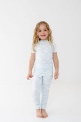 Short Sleeve PJ Set in Clouds