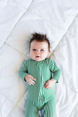 Baby Zip-Up in Alpine Stripe