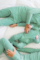 Baby Zip-Up in Alpine Stripe