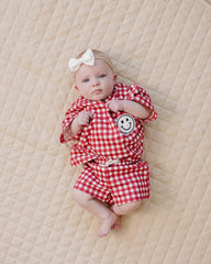 Shorts Set | Red Gingham