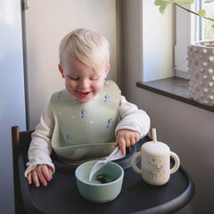 Bluey x Mushie Silicone Baby Bib