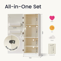 Tiny Land® BistroSwitch Kitchen & Fridge Set