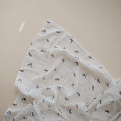 Organic Cotton Muslin Swaddle Blanket