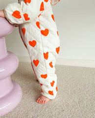 Freddie Bear Suit - Red Hearts