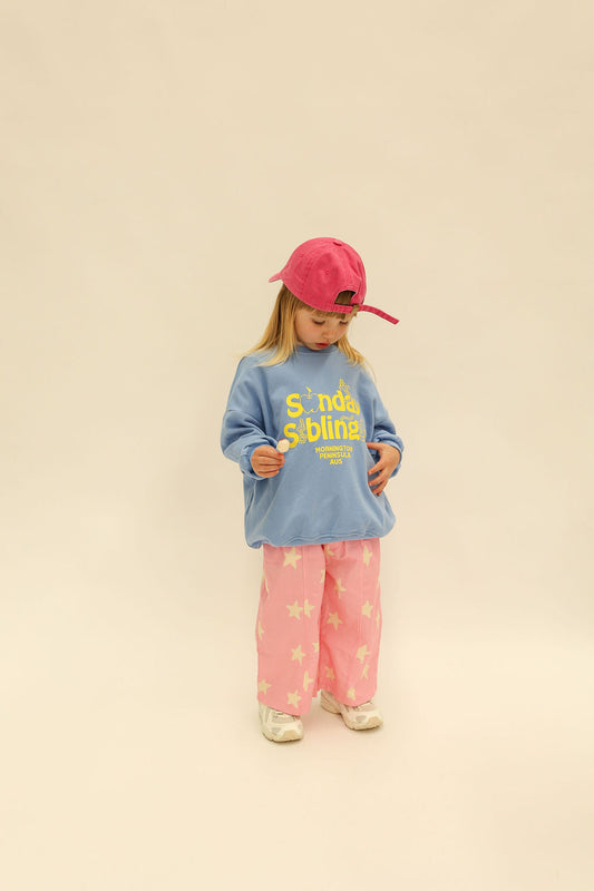 Doc Sweater - Blue + Yellow