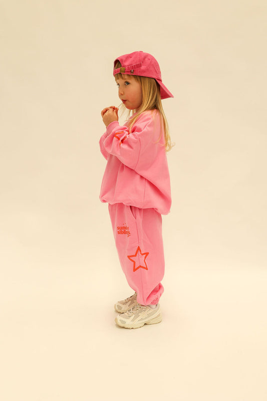 Siblings Set - Pink Trackpants