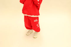 Siblings Set - Red Trackpants