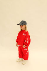 Siblings Set - Red Sweater