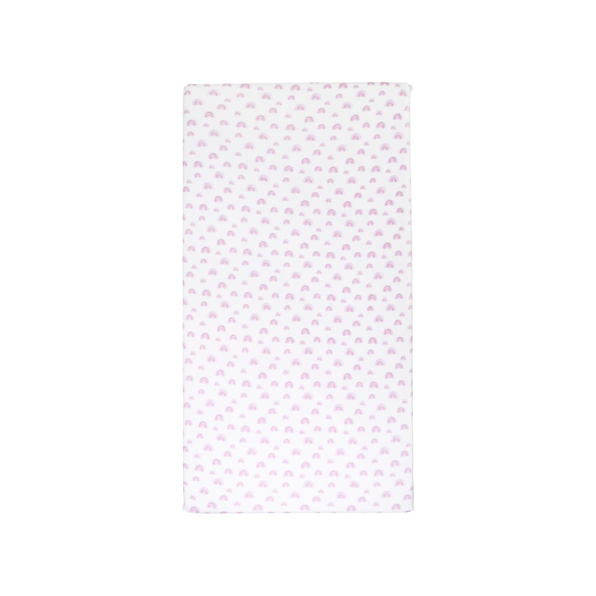 Bamboo Fitted Crib Sheets - Pink Rainbow