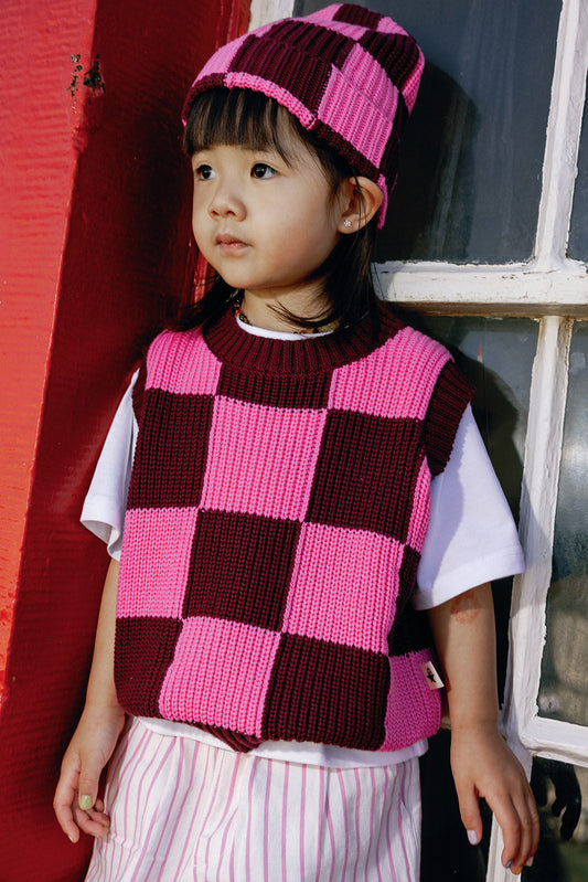Sunday Beanie - Bright Pink