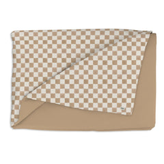 Imperfect | Checker Toffee Organic Cotton Cover