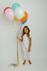 Short Sleeve PJ Set in Confetti Pointelle