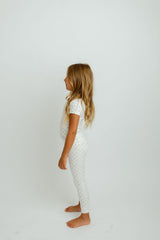 Short Sleeve PJ Set in Confetti Pointelle