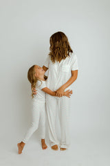 Short Sleeve PJ Set in Confetti Pointelle