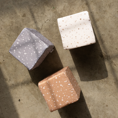 Terrazzo Slate Play Cube
