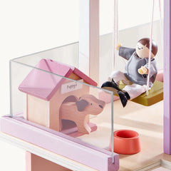 Tiny Land® Sweetwood Edge Dollhouse - Green & Pink