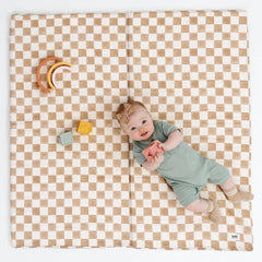 Imperfect | Checker Toffee Organic Cotton Cover