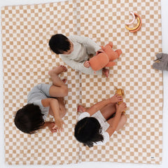 Imperfect | Checker Toffee Organic Cotton Cover