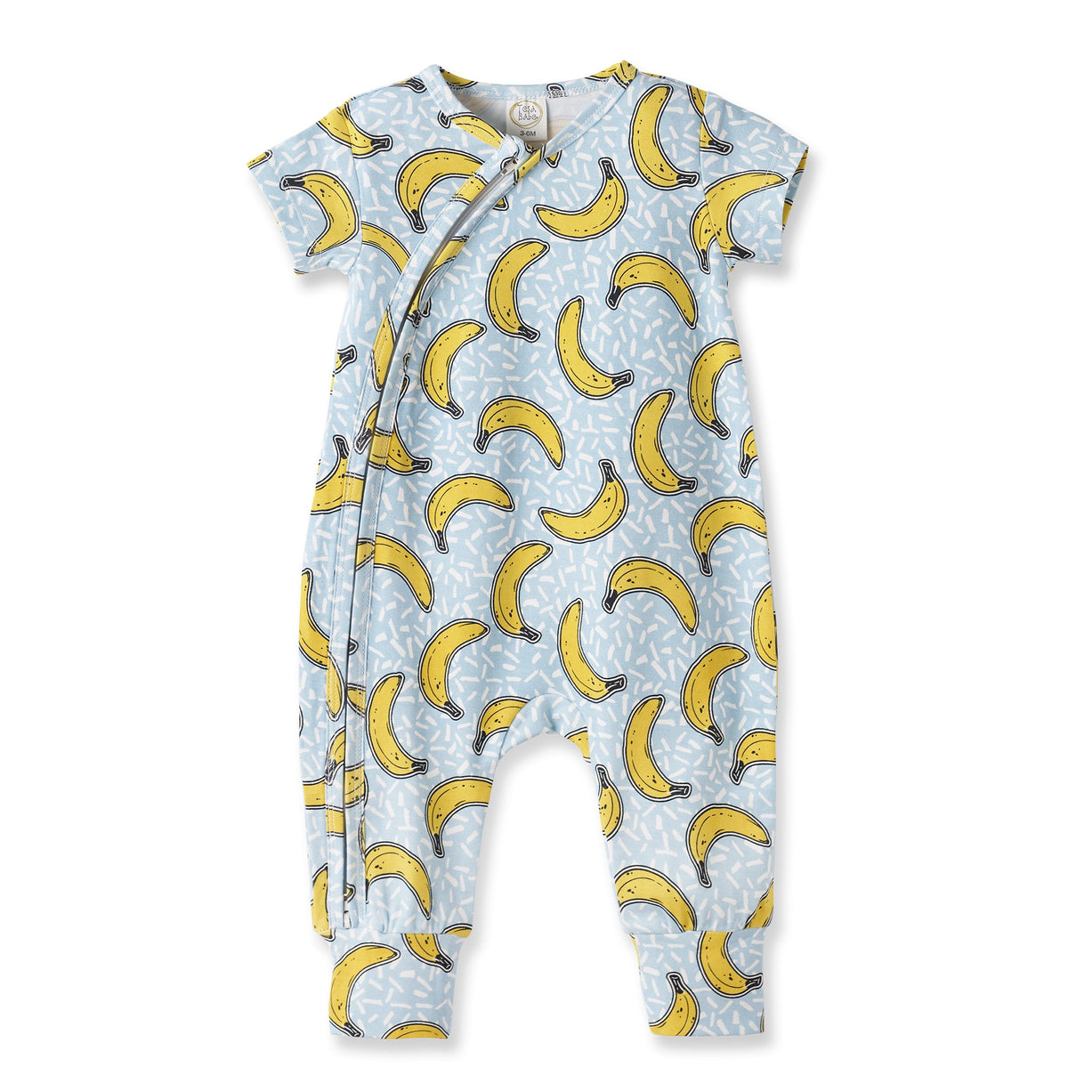 Banana Split Convertible Bamboo Zipper Romper for Baby