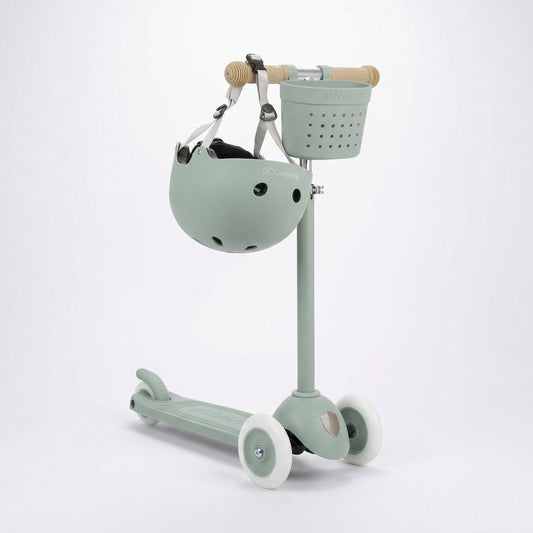 BANWOOD ECO SCOOTER & HELMET SET - CLAY