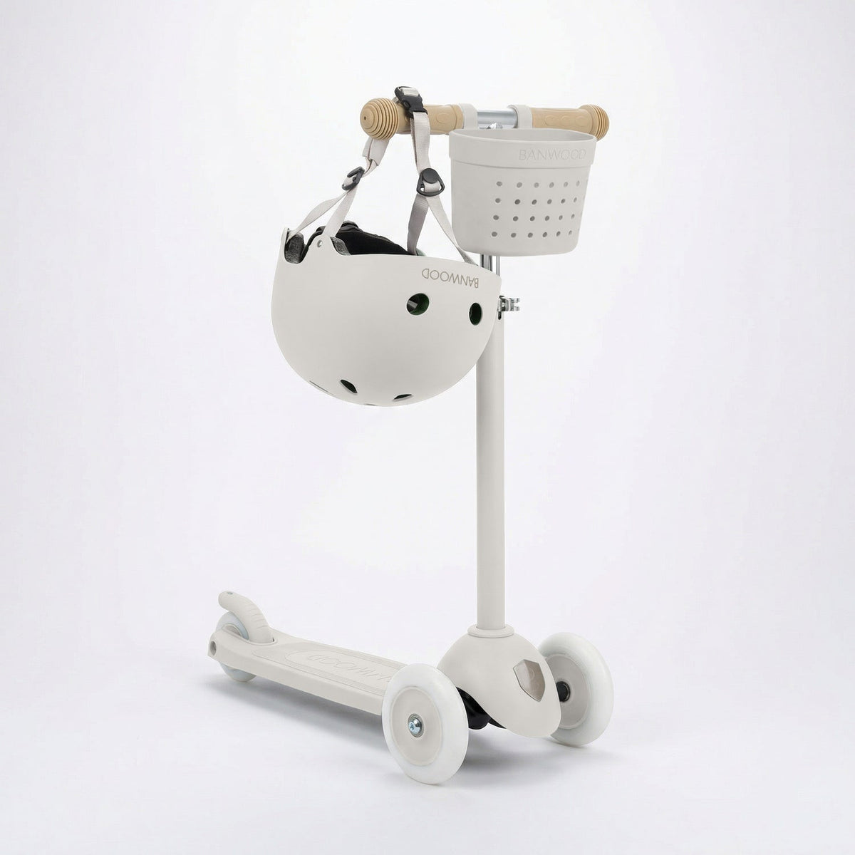 BANWOOD ECO SCOOTER & HELMET SET - IVORY