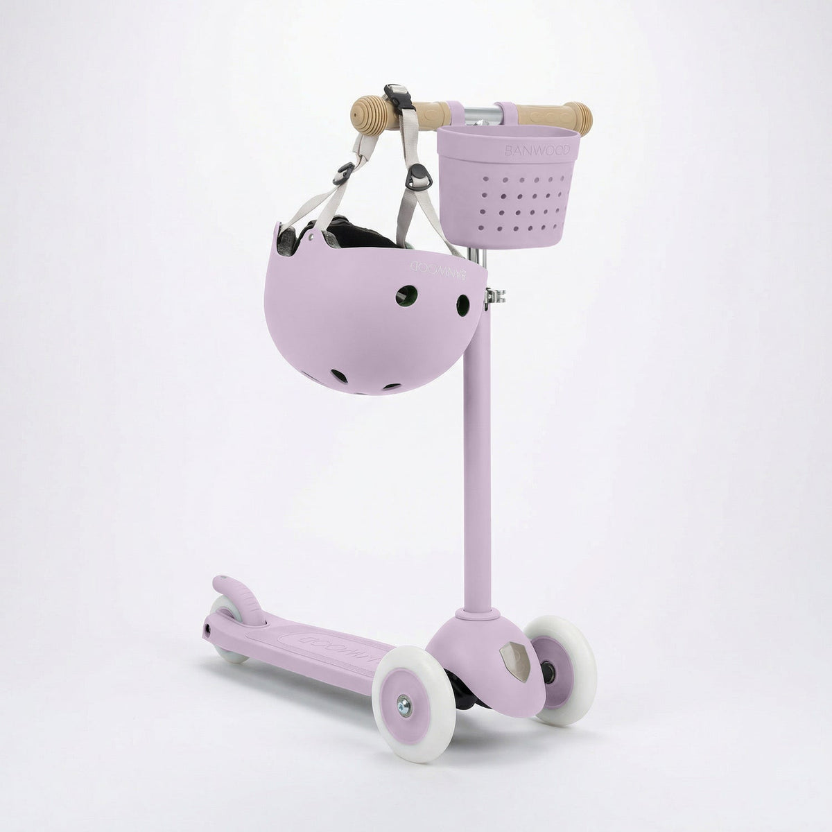 BANWOOD ECO SCOOTER & HELMET SET - LAVENDER