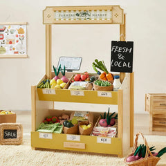 Farmers’ Market Gift Set: Market Stall & Organic Food Collection